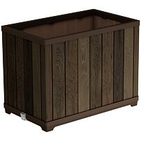 Deco Rectangle Tall Kvetináč 76 x 45,5 x 55 cm, orech KETER 261035