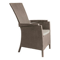 Vermont Kreslo ratanové polohovacie, cappuccino KETER 223008