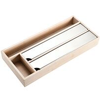 Kuchynský zásobník na fólie, 42 x 19 x 5,4 cm, bambus KESPER 57041