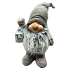 Leprechaun s lampášom sivý 40 cm Prodex A00473_A