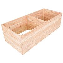 Premium Vyvýšený záhon drevený 160 x 70 x 50 cm, smrekovcové drevo ROJAPLAST 9215