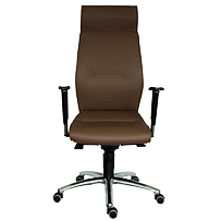 Kancelárská stolička 1800 SYN LEI kože hnedá
