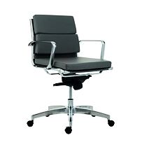Kancelárska stolička 8850 KASE Soft - nízky chrbát koža Antares