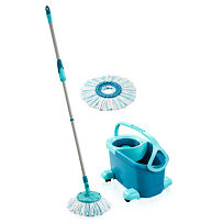 CLEAN TWIST Disc Mop Ergo Mobile Upratovacia sada s náhradnou hlavicou LEIFHEIT 52102+52104