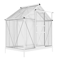 Záhradný skleník DEMETER A101-A 2,51m² alu 201x190x132 cm PC 4 mm + základňa IWH-10270001