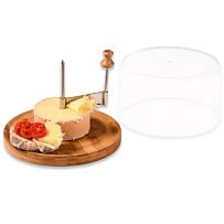 Krájač na syr "Tete de Moine" s viekom, Ø 22 cm, bambus KESPER 58621