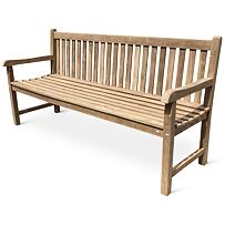 Roma Záhradná lavica, 200 cm, teak, svetlohnedá NOELA 3457091