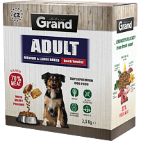 Grand Deluxe Adult stredné a veľké plemeno Hovězí 2,5 kg 700013