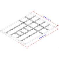 Podlahové profily pre domčeky 11,6  m² DURAMAX 57222