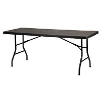 New York cateringový skladací stôl 183x76 cm - čierny Your Brand 720031