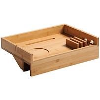 Závesný stolík na posteľ, 33,7 x 24 x 9,5 cm, bambus KESPER 77630