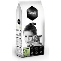 Premium cat KITTEN Krmivo pre mačky 10kg - kuracie AMITY 1004844