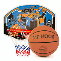 Set basketbalového koša a lopty My Hood 304002