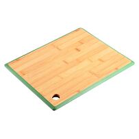 Doska na krájanie so zeleným okrajom, 35 x 26 x 1,5 cm, bambus KESPER 58281