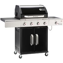 Triton PTS 4.1 Plynový gril, čierny LANDMANN 12962