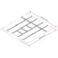 Podlahové profily pre domčeky 9,7 m2 Duramax 57212