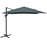 Roja Deluxe Slnečník bočný 270 × 270 cm, šedý ROJAPLAST 607/99
