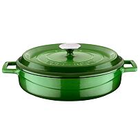 Kastról Ø 28 cm, 3,5 l, liatinový, zelený LAVA METAL LVYST28K2G