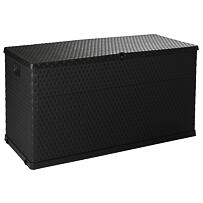Rattan Úložný box 420 l, plastový, grafit TOOMAX Z0162R0--4100