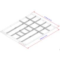 Podlahové profily pre domčeky 11,6 m2 Duramax 57222