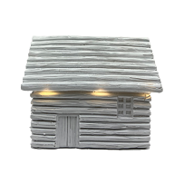 Biely LED domček 14 x 10 cm Prodex A00545