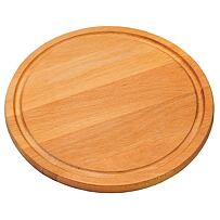 Servírovacia doska, ø 25 cm, bukové drevo KESPER 85442