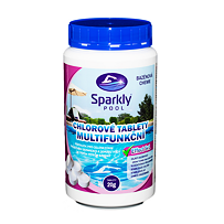 Chlórové tablety do bazéna 5v1 multifunkčné 1 kg SPARKLY POOL 938066