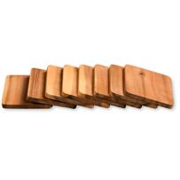 Raclette dosky 8 ks, 10 x 8 x 0,7 cm, akáciové drevo KESPER 28958