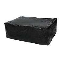 Ochranný obal na záhradný nábytok 320 x 220 x 80 cm, čierny TEPRO 8131