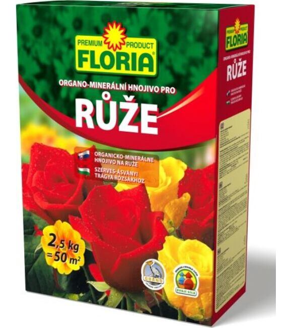 FLORIA Organominerálne hnojivo na ruže 2,5 kg