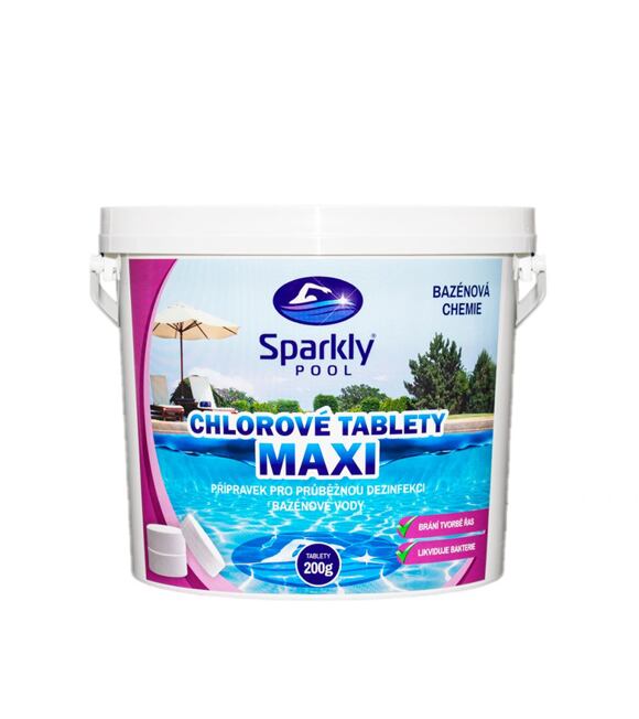 Chlórové tablety do bazéna Maxi 3 kg SPARKLY POOL 938007