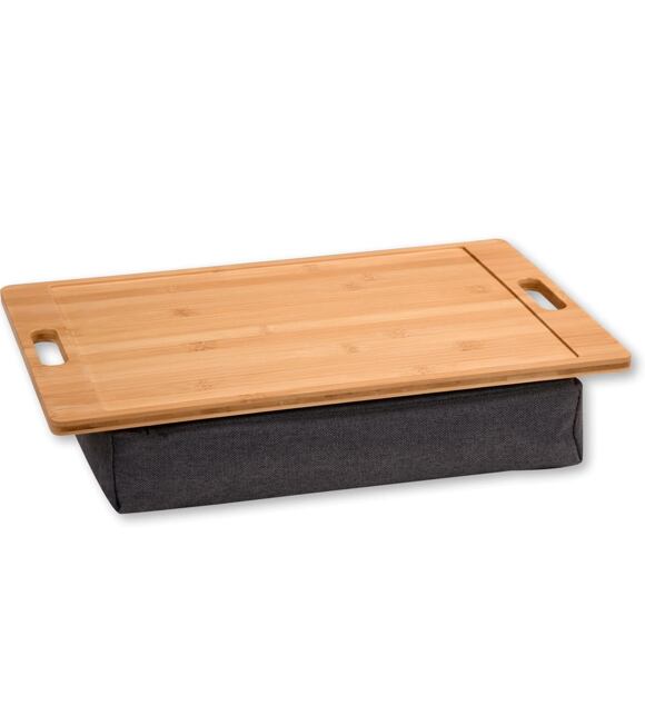 Klinový podnos s 2 držadlami, 45 x 31 x 8 cm, bambus/textil KESPER 77622