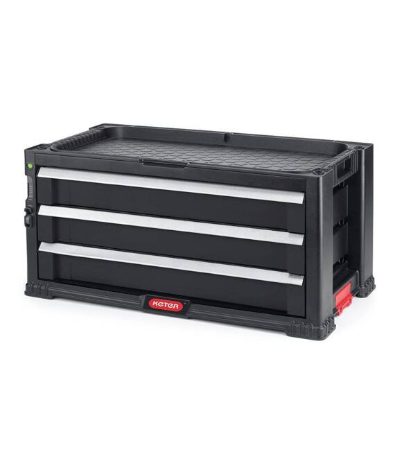 Box na náradie, 3 zásuvky black KETER 17199302