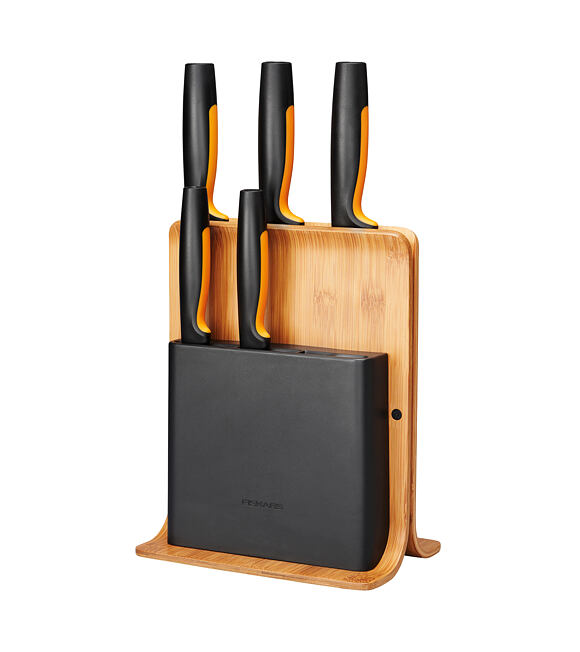 Functional Form Bambusový blok s piatimi nožmi FISKARS 1057552