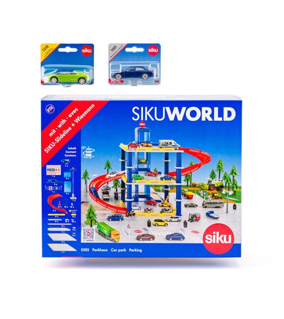 SIKU World - Garáž s 2 autami 55050118