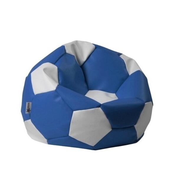 Antares Sedací vak Euroball BIG XL modro - biely
