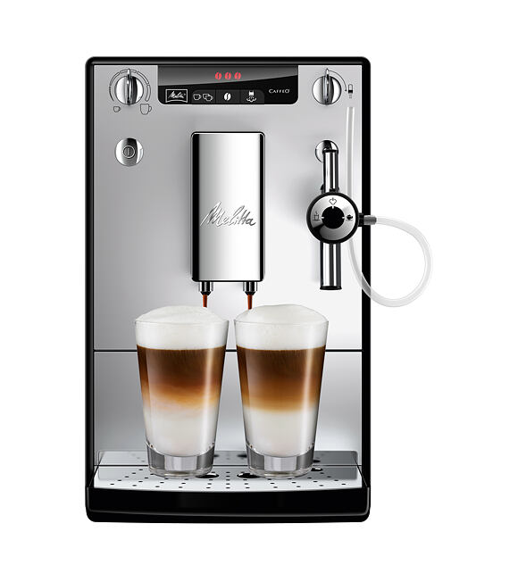 Solo® & Perfect Milk Plnoautomatický kávovar - strieborný MELITTA 6679170
