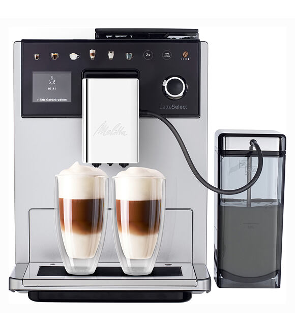 Latte Select Plnoautomatický kávovar - strieborný MELITTA 6771332