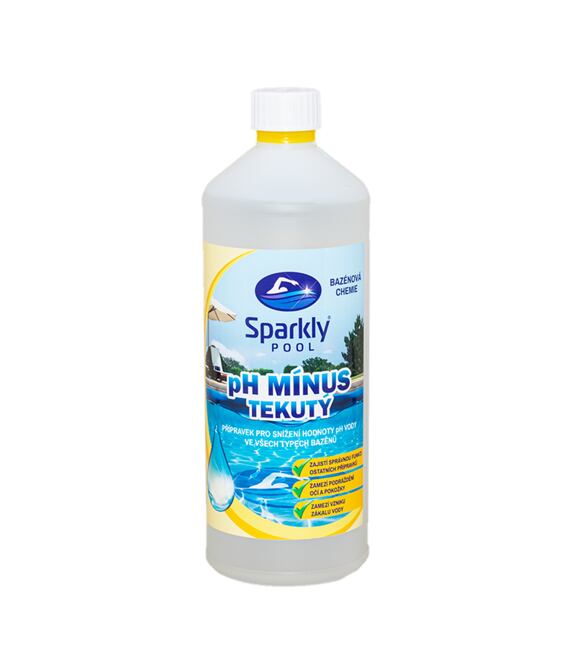 pH mínus tekutý 1 l SPARKLY POOL 938092