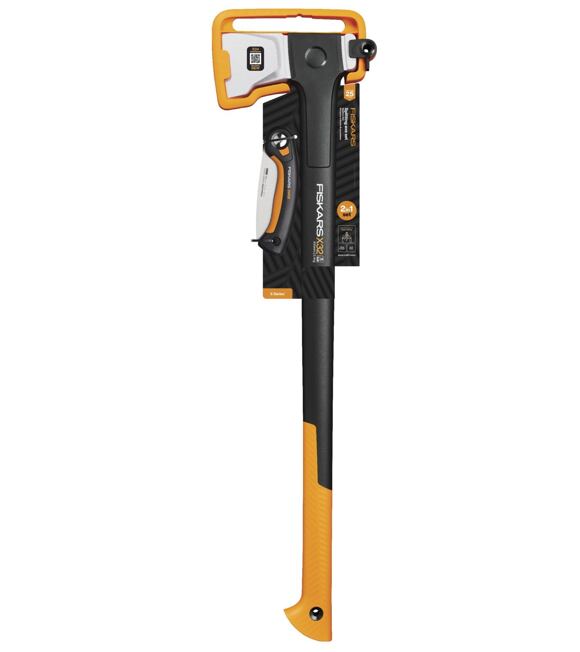 Set Štiepacia sekera (L) X32 + skladacia píla Plus SW68 FISKARS 1075435
