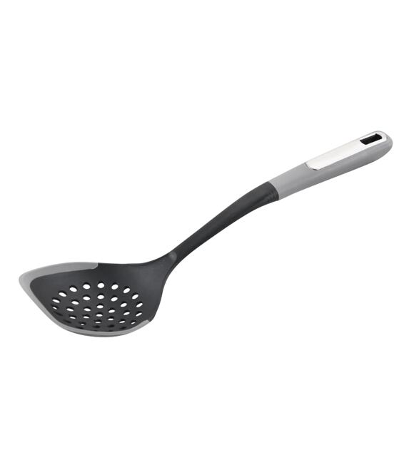 Naberačka s otvormi so silikónovým okrajom 35,5 cm, sivá KESPER 86102