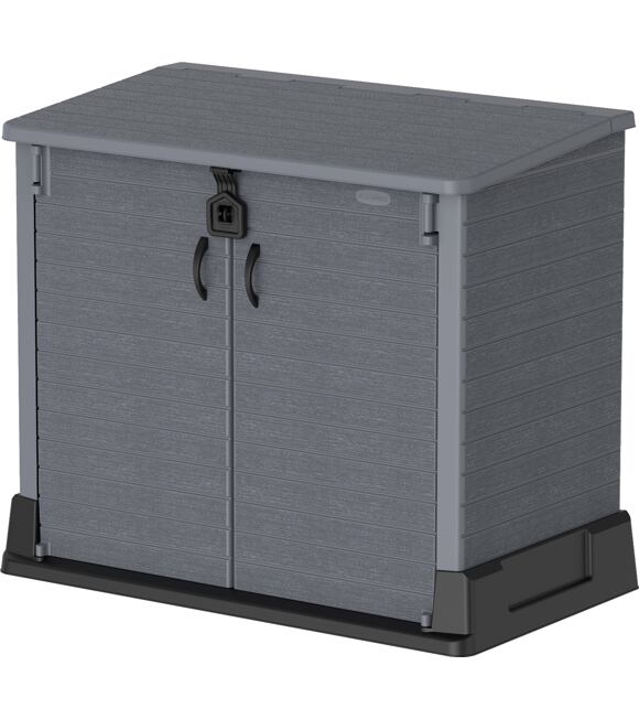StoreAway Úložný box 850 l, 130 x 110 x 74 cm, plastový, šedý DURAMAX 86620