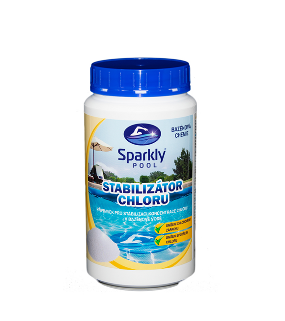 Stabilizátor chlóru - chlór stabil 1 kg SPARKLY POOL 938058