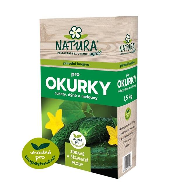 NATURA Prírodné hnojivo na uhorky, cukety a tekvice 1,5 kg 000798