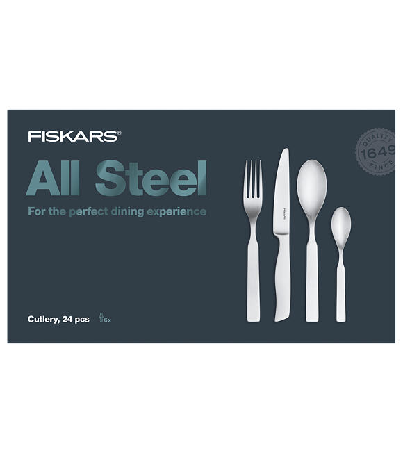 All Steel Súprava príborov 24 ks FISKARS 1054777