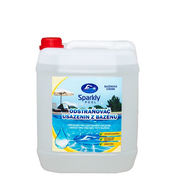 Čistič bazéna - odstraňovač usadenín 10 l SPARKLY POOL 938083