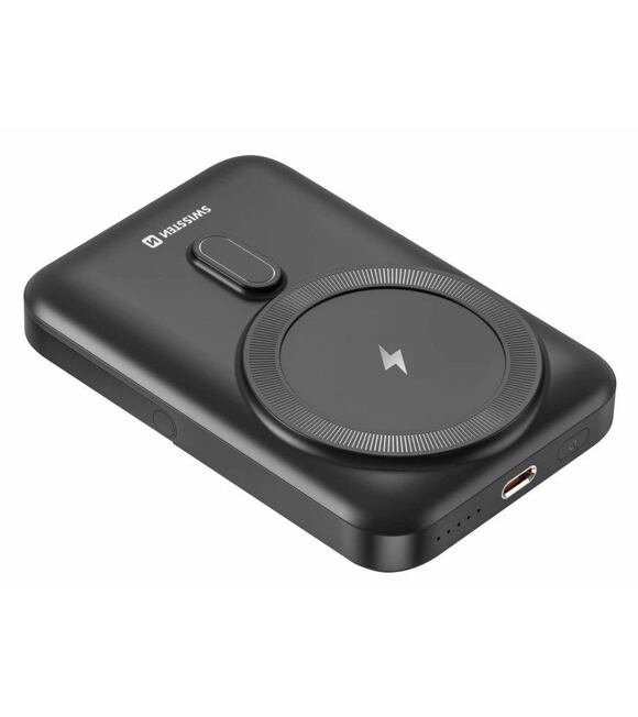 Powerbanka 10 000 mAh, 22,5 W, PD, integrované káble USB-C a Lightning, čierna SWISSTEN 22013933