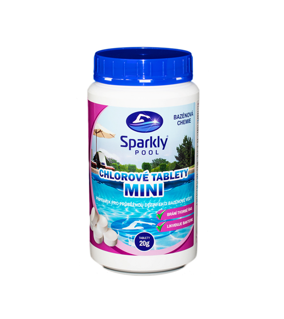 Sparkly POOL Tablety do bazéna MINI 1 kg  938009