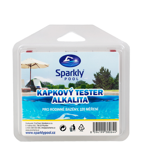 Sparkly POOL Tester kvapiek vody v bazéne - alkalita 938064