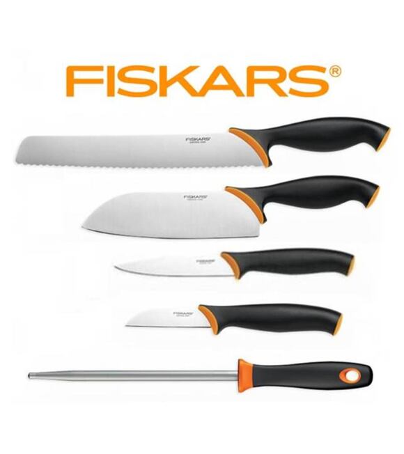 Zestaw noży Fiskars Functional Form z ostrzałką